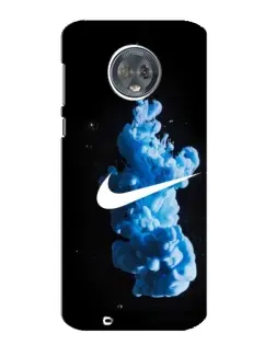 Чехол для Motorola MOTO G6 с картинкой «Nike и синий дым» Чехол для Motorola MOTO G6 с картинкой «Nike и синий дым»