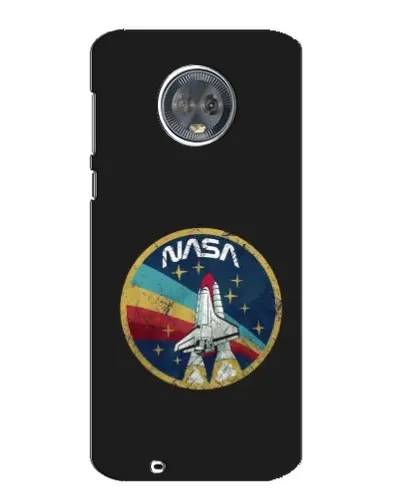 Чехол для Motorola MOTO G6 с картинкой «NASA — эмблема миссии»