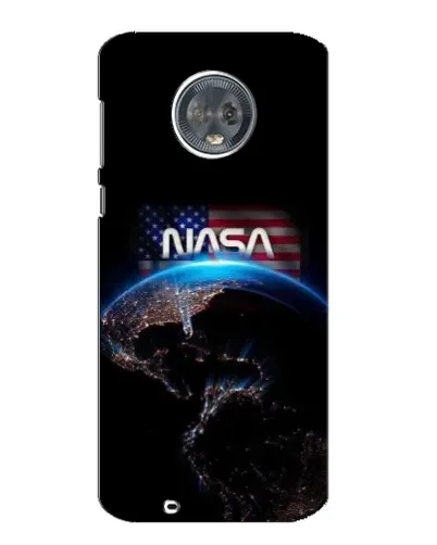 Чехол для Motorola MOTO G6 с картинкой «Земля из космоса NASA»
