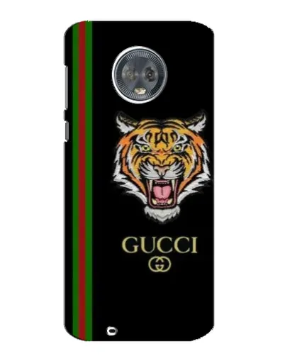 Чехол для Motorola MOTO G6 с картинкой «Тигр Gucci»