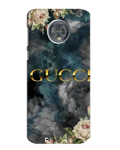 Чехол для Motorola MOTO G6 с картинкой «Абстрактные цветы Gucci»