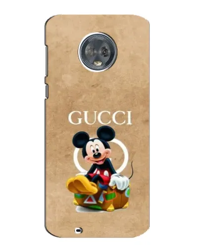 Чехол для Motorola MOTO G6 с картинкой «Микки Маус Gucci — крафт»