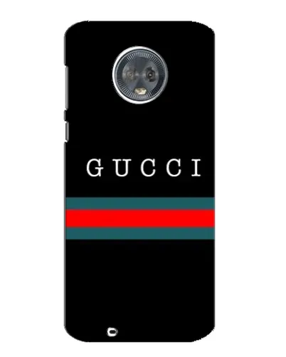 Чехол для Motorola MOTO G6 с картинкой «Gucci — красный пояс»
