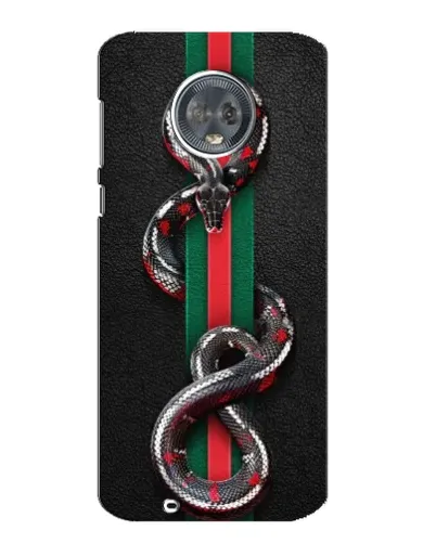 Чехол для Motorola MOTO G6 с картинкой «Gucci — змея на полосе» Чехол для Motorola MOTO G6 с картинкой «Gucci — змея на полосе»