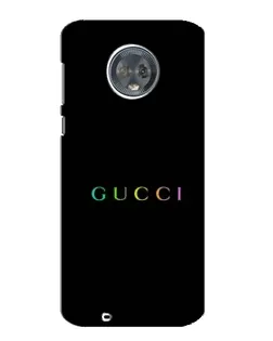 Чехол для Motorola MOTO G6 с картинкой «Gucci — неоновый минимализм»