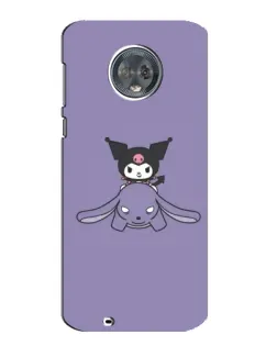 Чехол для Motorola MOTO G6 с картинкой «Kuromi на лиловом фоне» Чехол для Motorola MOTO G6 с картинкой «Kuromi на лиловом фоне»