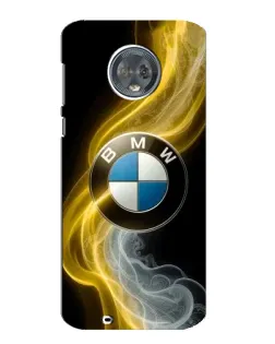 Чехол для Motorola MOTO G6 с картинкой «Золотистый дым BMW» Чехол для Motorola MOTO G6 с картинкой «Золотистый дым BMW»