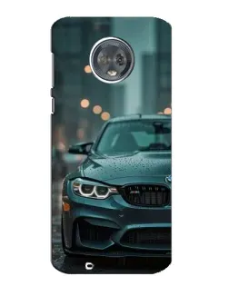 Чехол для Motorola MOTO G6 с картинкой «BMW в огнях города» Чехол для Motorola MOTO G6 с картинкой «BMW в огнях города»