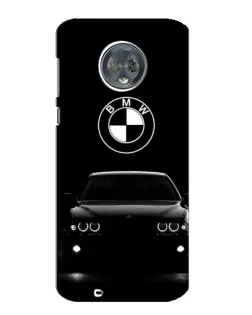 Чехол для Motorola MOTO G6 с картинкой «BMW — взгляд из темноты» Чехол для Motorola MOTO G6 с картинкой «BMW — взгляд из темноты»