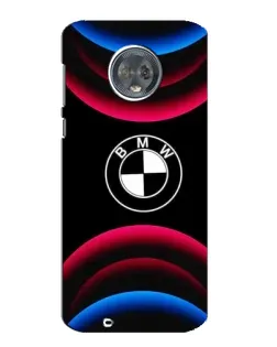 Чехол для Motorola MOTO G6 с картинкой «Логотип BMW и неоновые дуги» Чехол для Motorola MOTO G6 с картинкой «Логотип BMW и неоновые дуги»