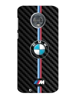 Чехол для Motorola MOTO G6 с картинкой «Эмблема BMW и карбон» Чехол для Motorola MOTO G6 с картинкой «Эмблема BMW и карбон»