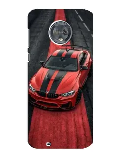 Чехол для Motorola MOTO G6 с картинкой «BMW на красной дорожке» Чехол для Motorola MOTO G6 с картинкой «BMW на красной дорожке»