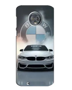 Чехол для Motorola MOTO G6 с картинкой «BMW в белом дыму» Чехол для Motorola MOTO G6 с картинкой «BMW в белом дыму»