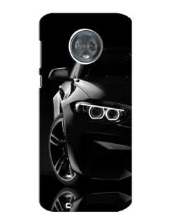 Чехол для Motorola MOTO G6 с картинкой «Черная BMW — профиль» Чехол для Motorola MOTO G6 с картинкой «Черная BMW — профиль»