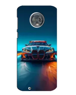 Чехол для Motorola MOTO G6 с картинкой «BMW — огни неона» Чехол для Motorola MOTO G6 с картинкой «BMW — огни неона»