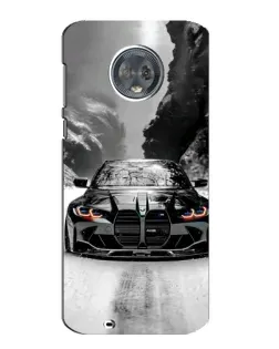 Чехол для Motorola MOTO G6 с картинкой «BMW — акварельный дрифт» Чехол для Motorola MOTO G6 с картинкой «BMW — акварельный дрифт»