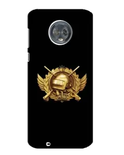 Чехол для Motorola MOTO G6 с картинкой «PUBG — оранжевый градиент»