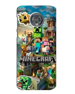 Чехол для Motorola MOTO G6 с картинкой «Замок Minecraft»