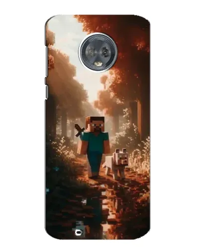 Чехол для Motorola MOTO G6 с картинкой «Стив в лесу» Чехол для Motorola MOTO G6 с картинкой «Стив в лесу»