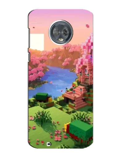 Чехол для Motorola MOTO G6 с картинкой «Розовое дерево Minecraft» Чехол для Motorola MOTO G6 с картинкой «Розовое дерево Minecraft»