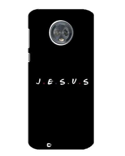 Чехол для Motorola MOTO G6 с картинкой «Точки веры J.E.S.U.S.»