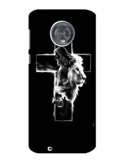 Чехол для Motorola MOTO G6 с картинкой «Сияющий крест Jesus»