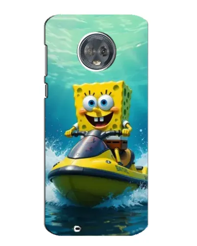 Чехол для Motorola MOTO G6 с картинкой «Спанч Боб на гидроцикле» Чехол для Motorola MOTO G6 с картинкой «Спанч Боб на гидроцикле»