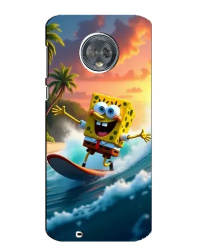 Чехол для Motorola MOTO G6 с картинкой «Губка Боб серфингист» Чехол для Motorola MOTO G6 с картинкой «Губка Боб серфингист»