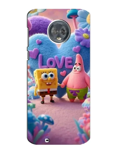 Чехол для Motorola MOTO G6 с картинкой «Губка Боб Патрик» Чехол для Motorola MOTO G6 с картинкой «Губка Боб Патрик»