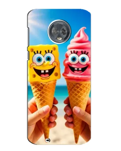 Чехол для Motorola MOTO G6 с картинкой «Спанч Боб мороженое» Чехол для Motorola MOTO G6 с картинкой «Спанч Боб мороженое»