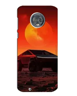Чехол для Motorola MOTO G6 с картинкой «Cybertruck на Марсе» Чехол для Motorola MOTO G6 с картинкой «Cybertruck на Марсе»