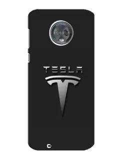 Чехол для Motorola MOTO G6 с картинкой «Стальной логотип Tesla» Чехол для Motorola MOTO G6 с картинкой «Стальной логотип Tesla»