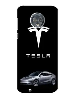 Чехол для Motorola MOTO G6 с картинкой «Tesla Model Y» Чехол для Motorola MOTO G6 с картинкой «Tesla Model Y»