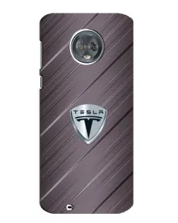 Чехол для Motorola MOTO G6 с картинкой «Металлическая текстура Tesla» Чехол для Motorola MOTO G6 с картинкой «Металлическая текстура Tesla»