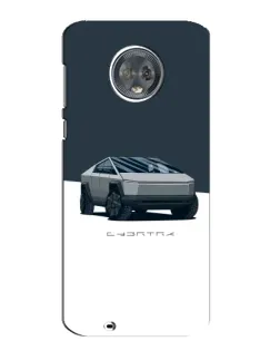 Чехол для Motorola MOTO G6 с картинкой «Серебристый Cybertruck Tesla» Чехол для Motorola MOTO G6 с картинкой «Серебристый Cybertruck Tesla»
