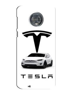 Чехол для Motorola MOTO G6 с картинкой «Tesla White Style» Чехол для Motorola MOTO G6 с картинкой «Tesla White Style»