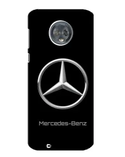 Чехол для Motorola MOTO G6 с картинкой «Mercedes Silver Logo»