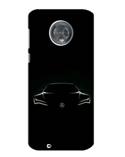 Чехол для Motorola MOTO G6 с картинкой «Mercedes — силуэт авто» Чехол для Motorola MOTO G6 с картинкой «Mercedes — силуэт авто»