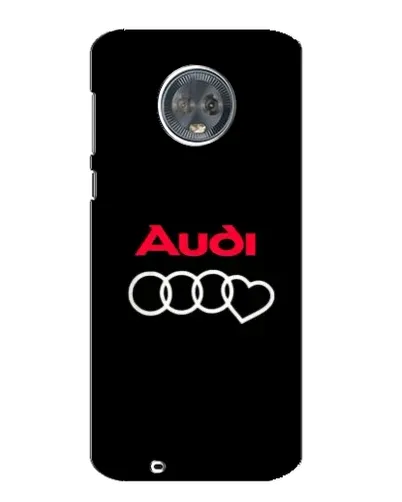 Чехол для Motorola MOTO G6 с картинкой «Логотип Audi Heart»