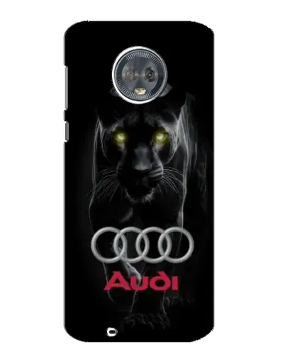 Чехол для Motorola MOTO G6 с картинкой «Пантера и Audi»