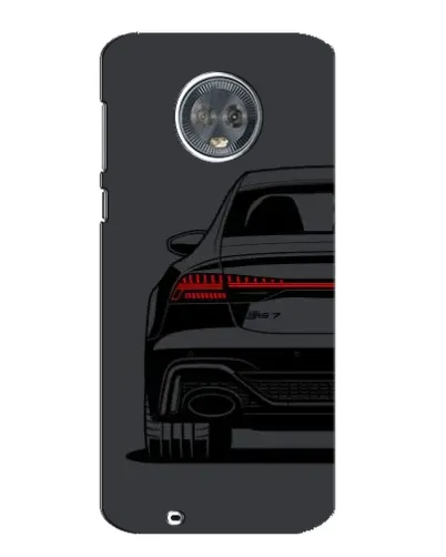 Чехол для Motorola MOTO G6 с картинкой «Задняя часть Audi — арт»