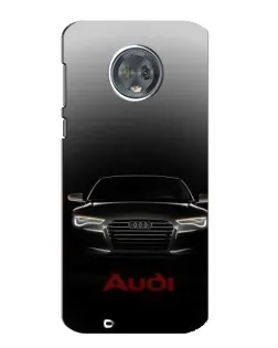 Чехол для Motorola MOTO G6 с картинкой «Audi — градиентный контур» Чехол для Motorola MOTO G6 с картинкой «Audi — градиентный контур»