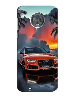 Чехол для Motorola MOTO G6 с картинкой «Audi — закат» Чехол для Motorola MOTO G6 с картинкой «Audi — закат»