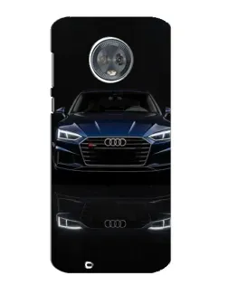 Чехол для Motorola MOTO G6 с картинкой «Audi — ночное отражение» Чехол для Motorola MOTO G6 с картинкой «Audi — ночное отражение»