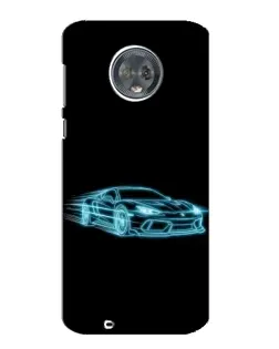 Чехол для Motorola MOTO G6 с картинкой «Неоновый контур Lamborghini» Чехол для Motorola MOTO G6 с картинкой «Неоновый контур Lamborghini»