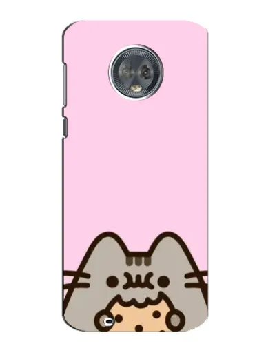 Чехол для Motorola MOTO G6 с картинкой «Pusheen и печенье» Чехол для Motorola MOTO G6 с картинкой «Pusheen и печенье»