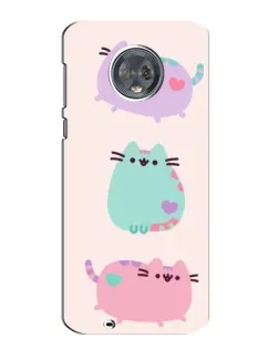 Чехол для Motorola MOTO G6 с картинкой «Pusheen трио» Чехол для Motorola MOTO G6 с картинкой «Pusheen трио»