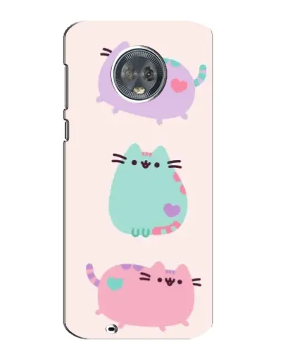 Чехол для Motorola MOTO G6 с картинкой «Pusheen трио» Чехол для Motorola MOTO G6 с картинкой «Pusheen трио»