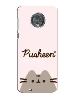 Чехол для Motorola MOTO G6 с картинкой «Pusheen логотип» Чехол для Motorola MOTO G6 с картинкой «Pusheen логотип»