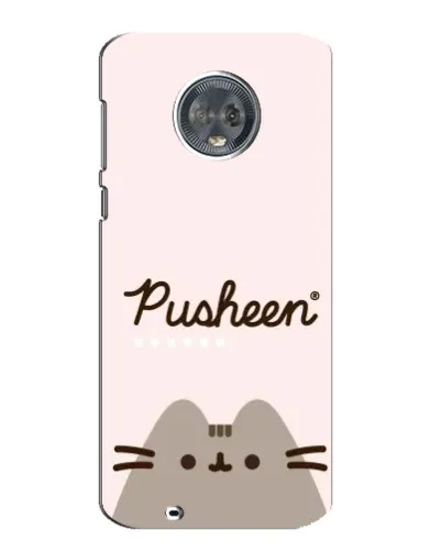 Чехол для Motorola MOTO G6 с картинкой «Pusheen логотип» Чехол для Motorola MOTO G6 с картинкой «Pusheen логотип»